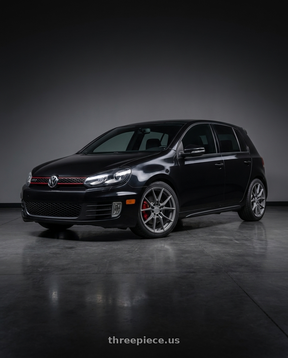 2011 VW GTI  with TSW NEPTUNE 5X112 18X8.5 +43 BATTLESHIP GRAY wheels