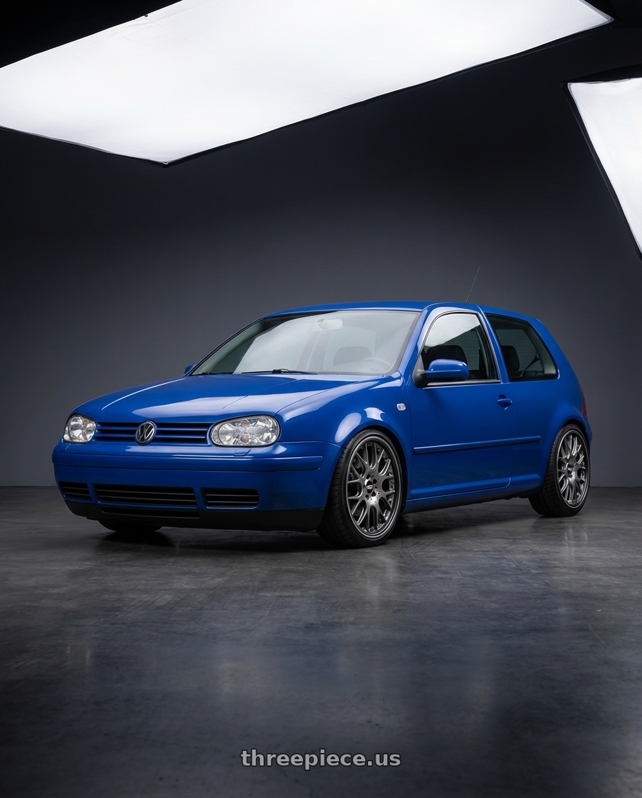 Volkswagen Golf 2003 with BBS CH-RII 5x108 22x9.5 +37 Satin Platinum Center Black Lip SS Rim Protector wheels