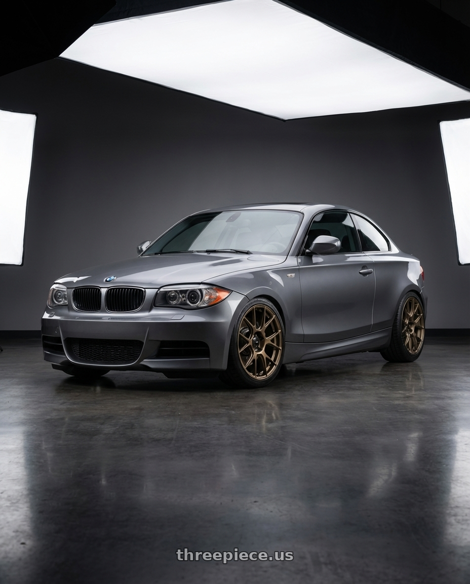 2012 BMW 1 Series E82 with Konig Ampliform 5x120 18x8.5+32 Gloss Bronze wheels