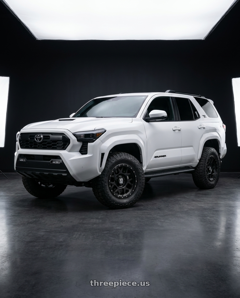 2022 Toyota 4Runner with XD XD127 BULLY 6X139.7 17X8.5 +0 SATIN BLACK WITH REINFORCING RING wheels