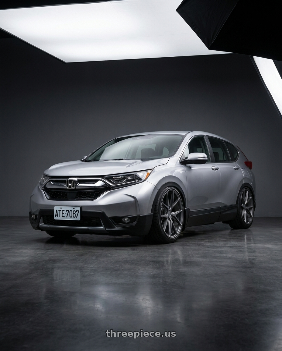 2018 Honda Crv License Plate Number Ate 7087 with Niche 1PC M116 MISANO 5X112 19X9.5 +35 MATTE GUN METAL wheels