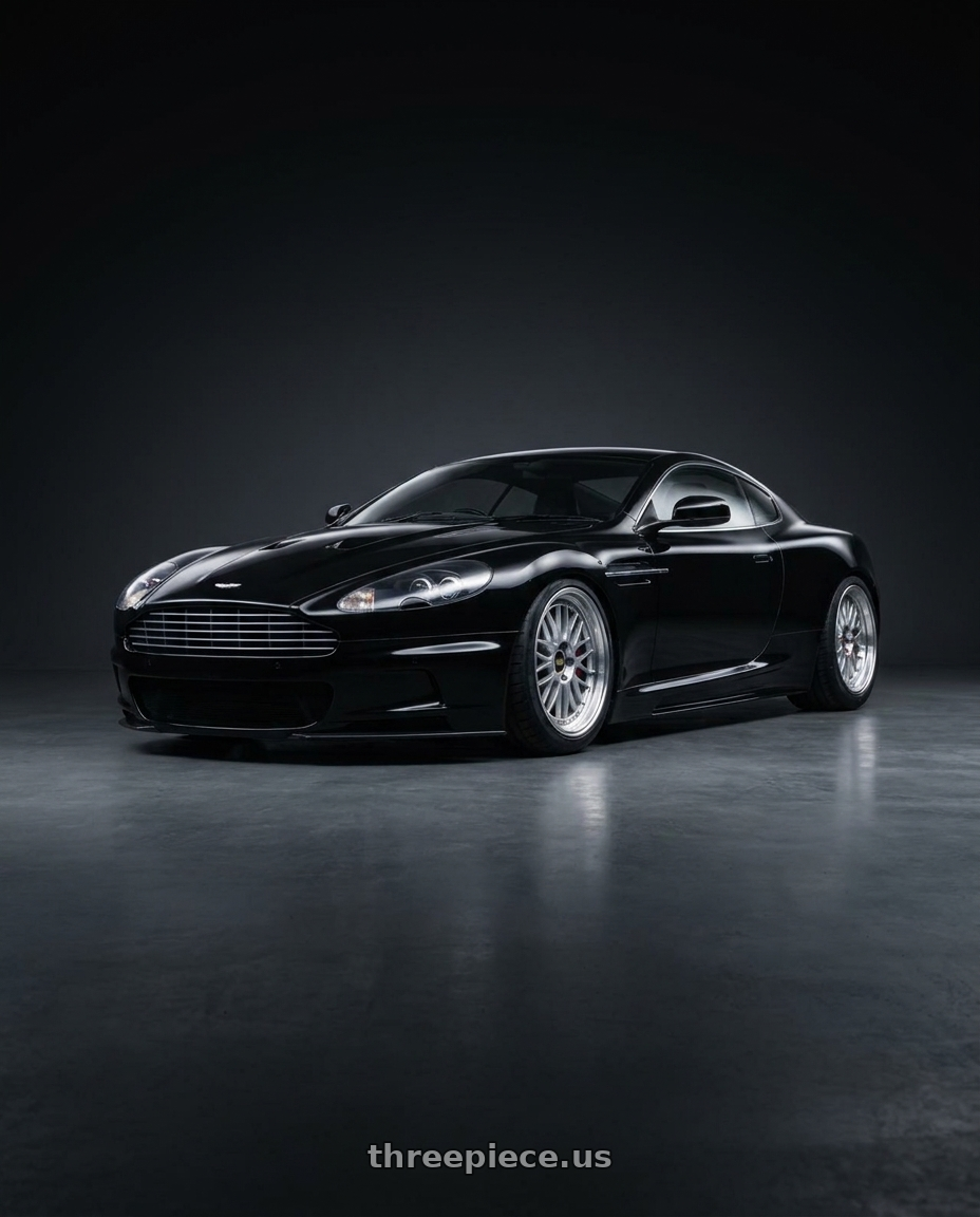 2009 Aston Martin DBS with BBS LM 5x114.3 17x7.5+38 Diamond Silver wheels
