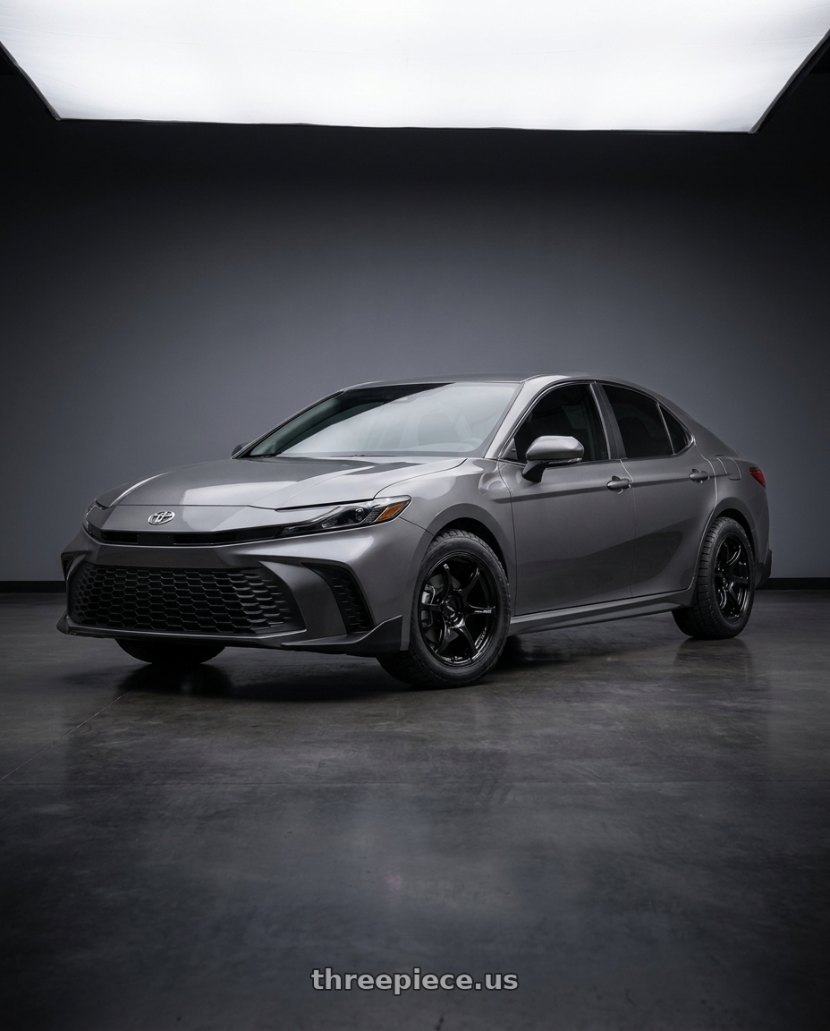 2026 tOYOTA Camry with Advan RGIII 5x114.3 17x8.5+51 Gloss Black wheels