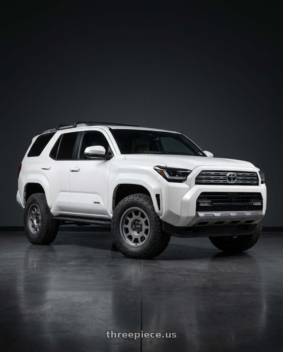 2026 Toyota 4Runner with Method MR705 17x8.5 0mm Offset 6x5.5 106.25mm CB Titanium Wheel - MR70578560800 wheels