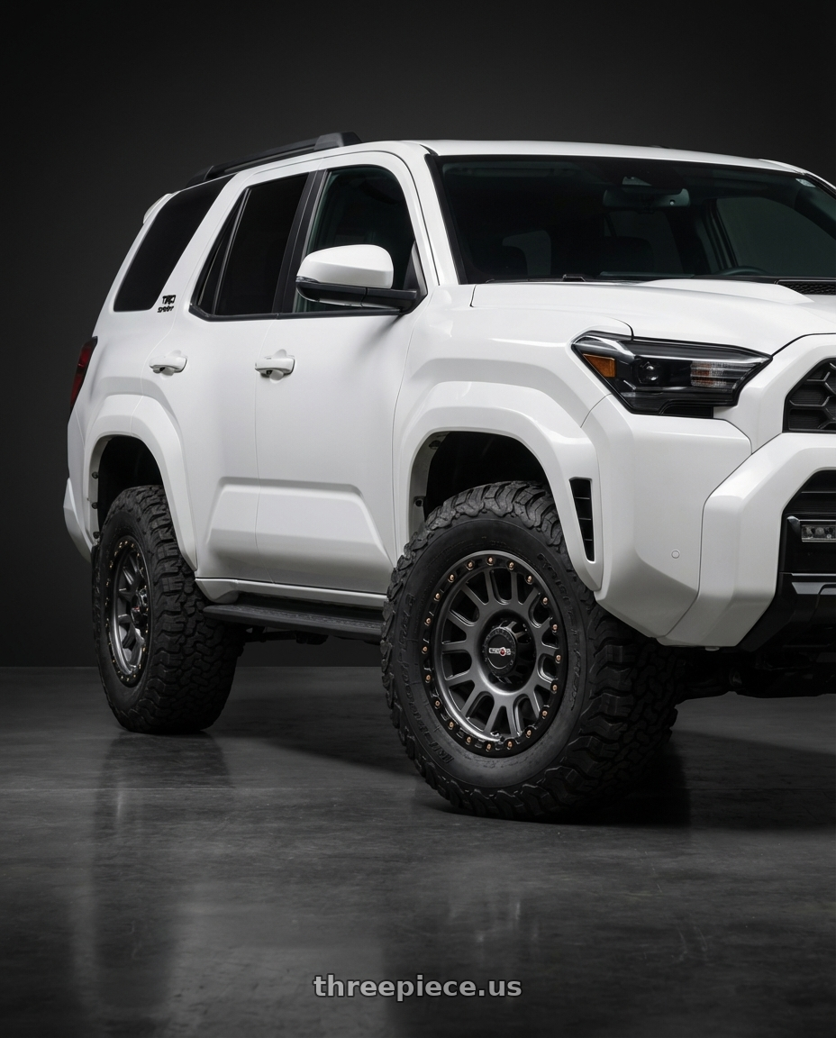 2022 Toyota 4Runner with Vision Off-Road 111 Nemesis 6x139.7 17x9-12 Gunmetal wheels