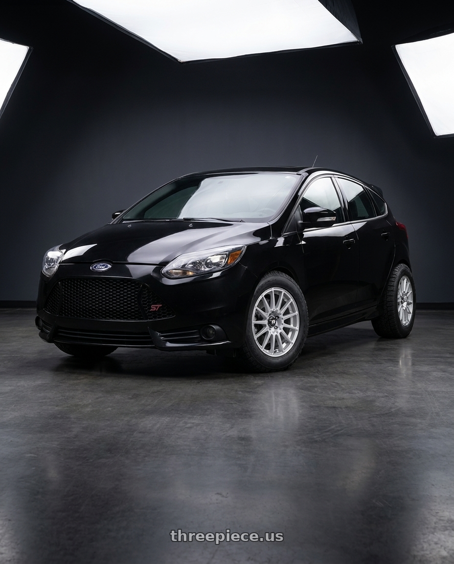 2012 ford focus st with Motegi MR119 RALLY CROSS S 5X108 18X8 +35 BRIGHT SILVER WITH CLEARCOAT wheels