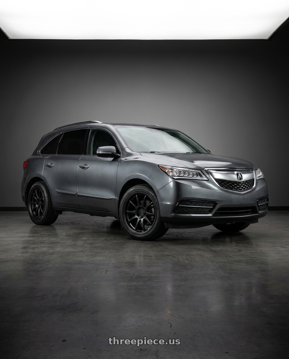 2014 Acura Mdx with Aodhan DS02 5x114.3 19x8.5+35 Hyper Black wheels