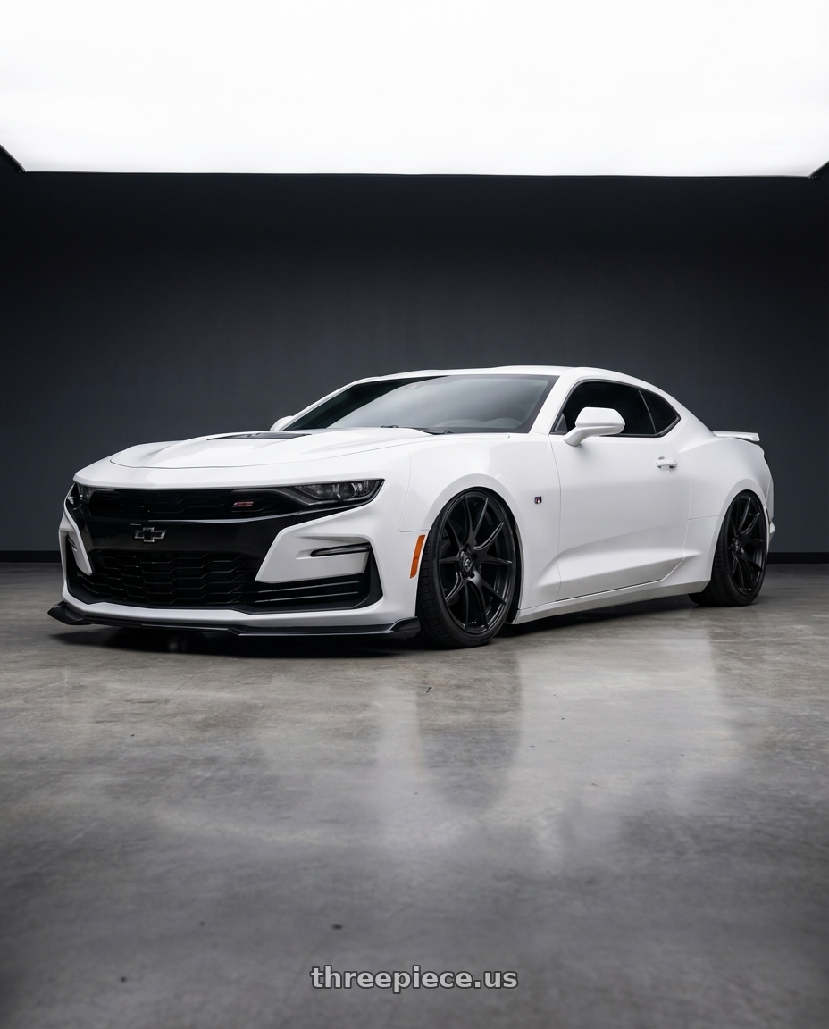 2022 Chevrolet Camaro with Forgestar CF5V 5x120 20x12 +52 Satin Black wheels