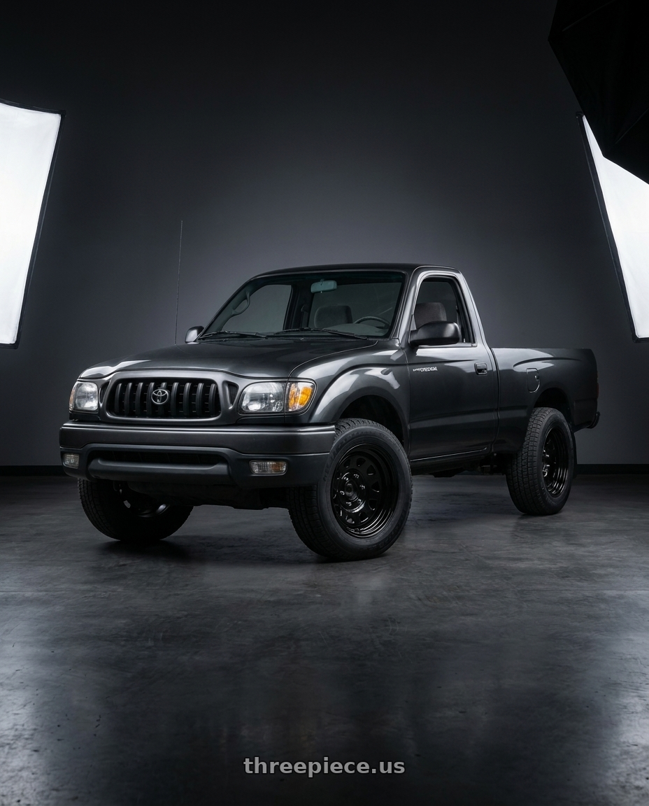 2004 Toyota Tacoma Base model with Vision HD 84H 6x139.7 15x7-6 Gloss Black wheels