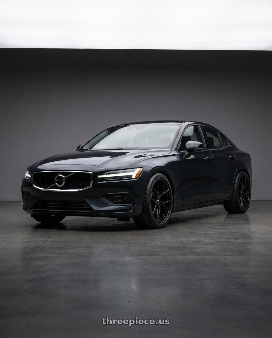 2020 volvo s60 t6 momentum with BBS FI-R Evo 5x112 19x9.5+15 Satin Black wheels