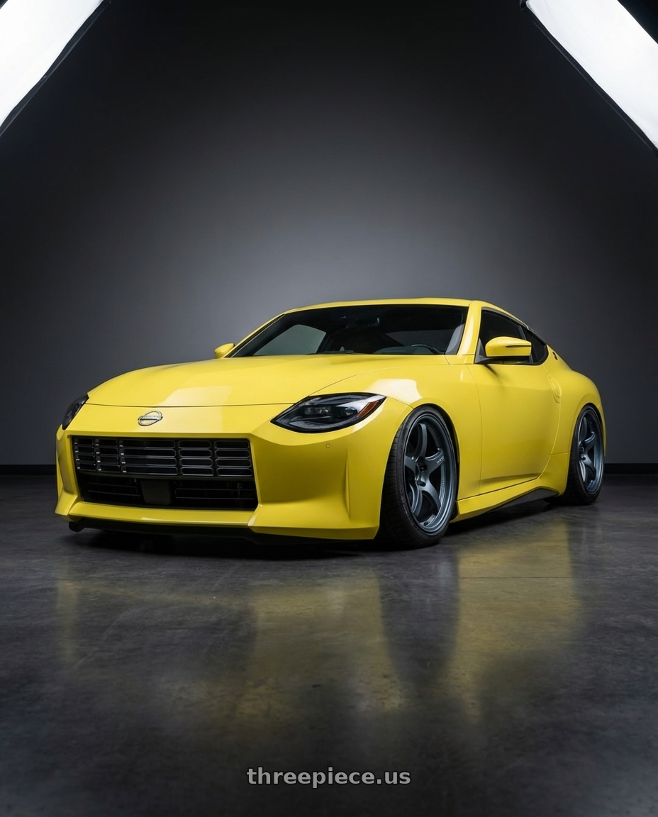 2024 Nissan Z with Gram Lights 57CR 5x114.3 19x9.5+35 Gunblue II wheels
