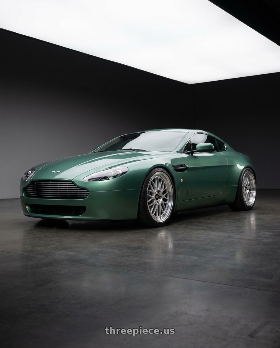 2009 Aston martin vintage v8 with BBS LM 5x114.3 17x7.5+38 Diamond Silver wheels