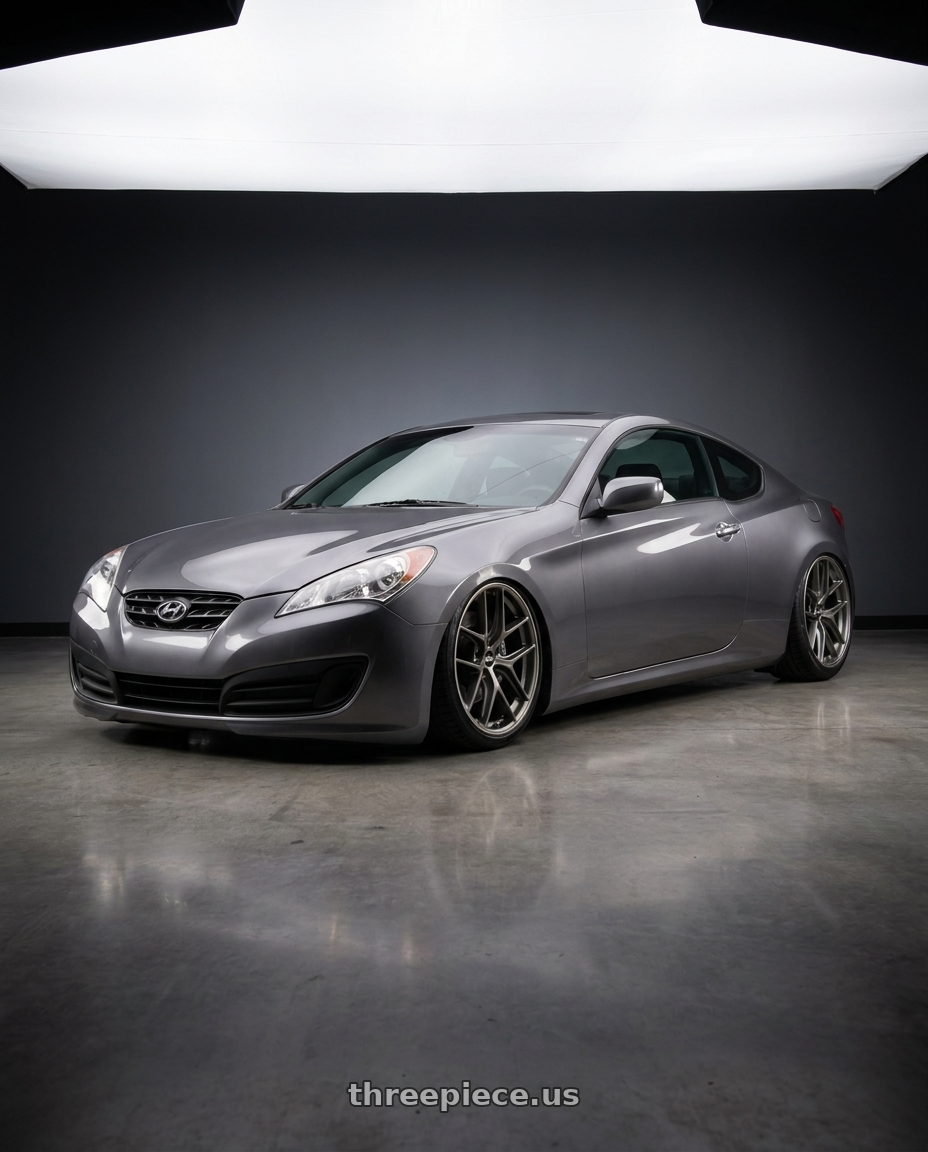2011 Genesis Coupe 20T with BBS CC-R 5x112 19x8.5+30 Satin Platinum wheels