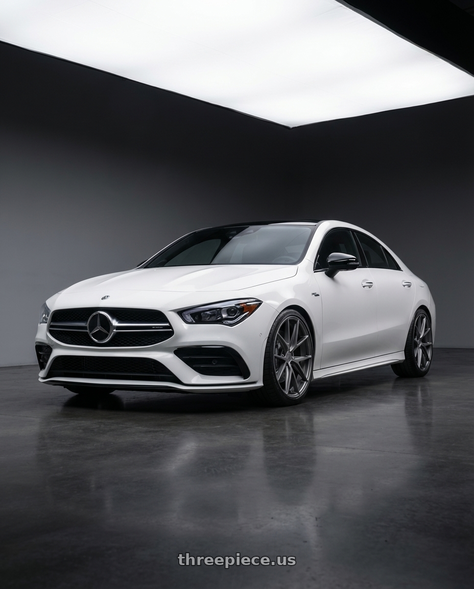 2023 Mercedes-Benz CLA C118 with Niche 1PC M116 MISANO 5X112 19X8.5 +25 MATTE GUN METAL wheels