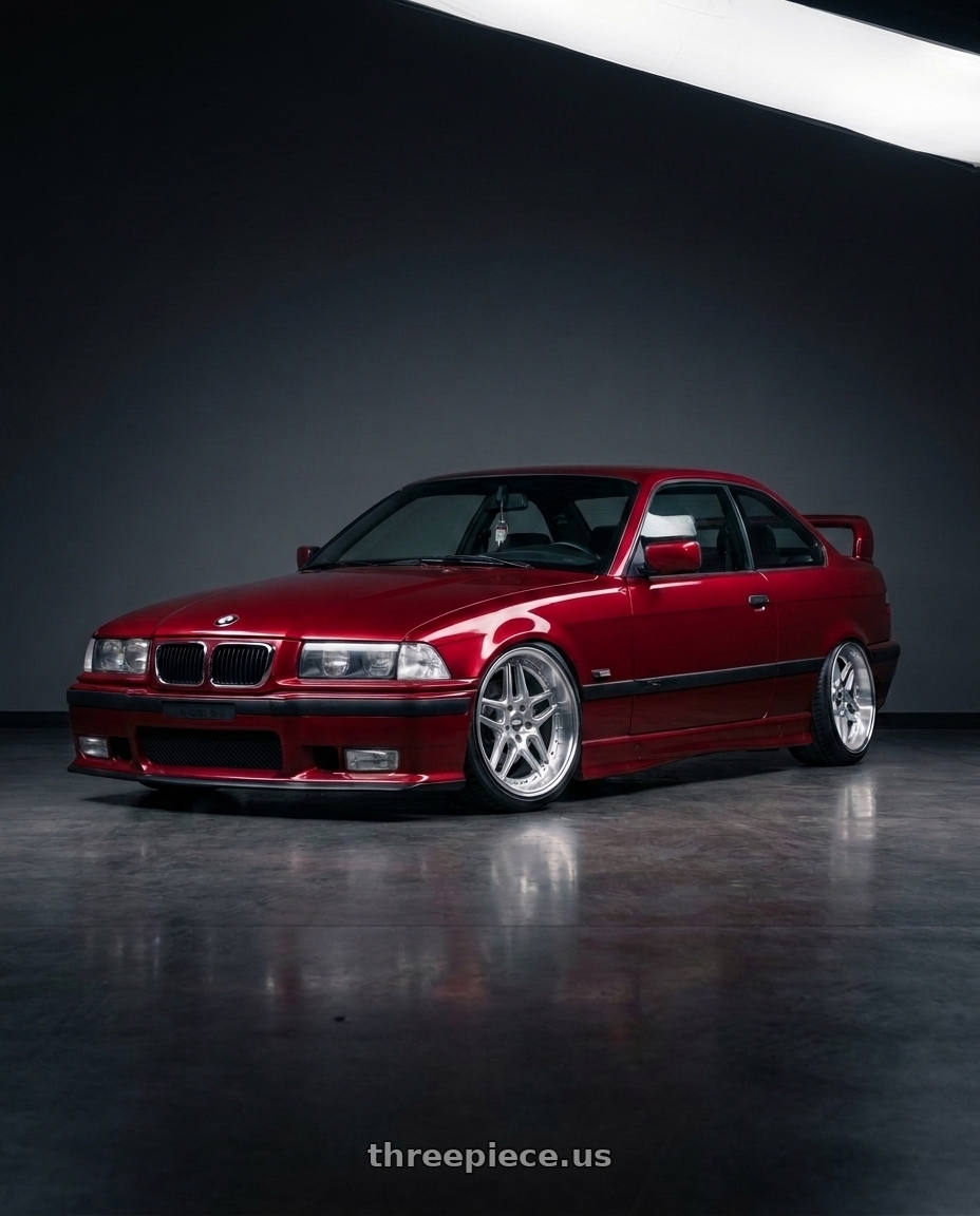 1996 BMW E36 328is with ESR Wheels CS SERIES CS12 5x120 18x8.5 +30 Hyper Silver wheels