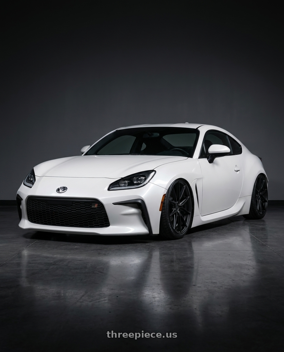 2016 Scion FR-S with Niche 1PC M117 MISANO 5X100 17X8 +40 MATTE BLACK wheels
