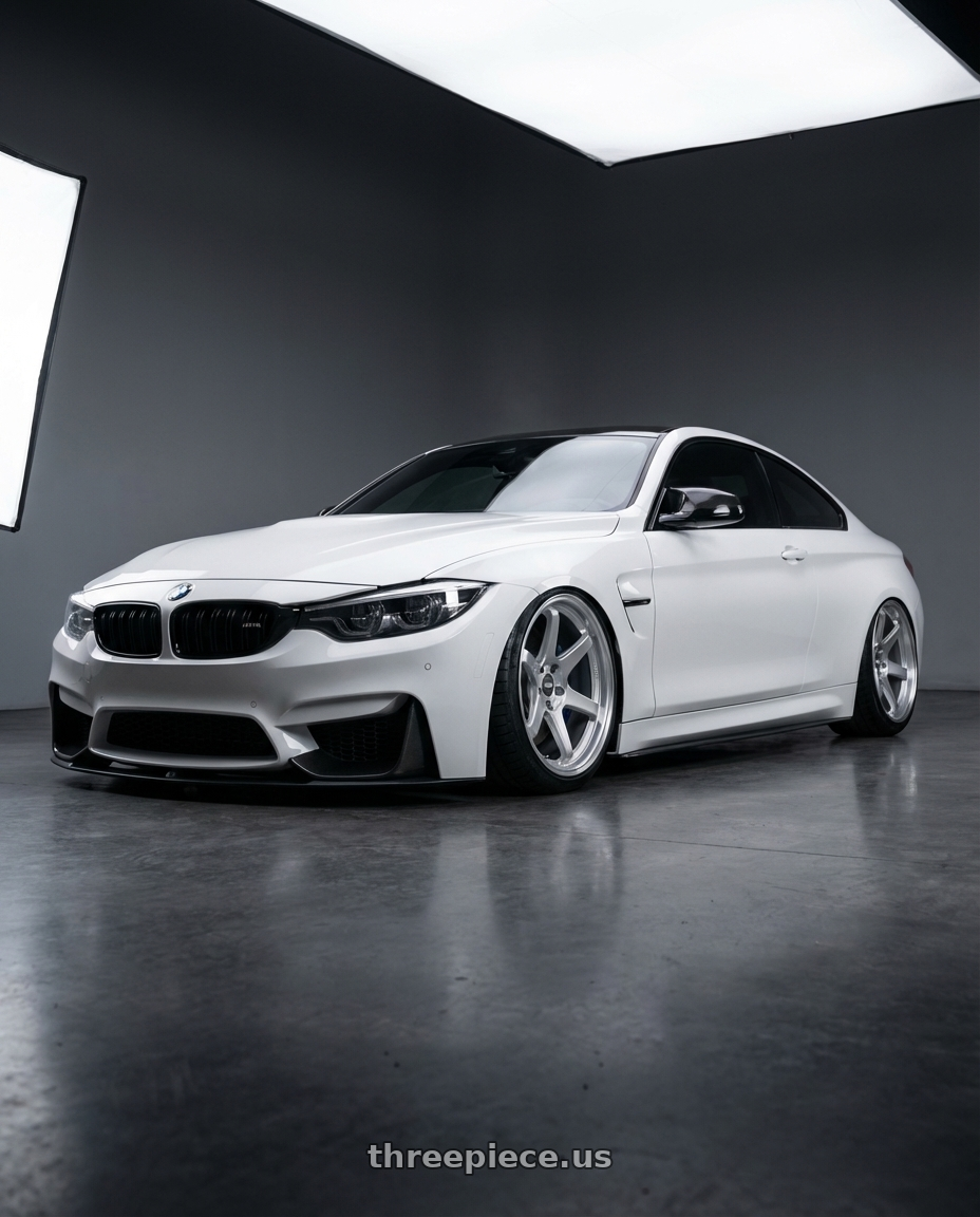 2018 BMW M4 F82 with ESR Wheels APEX SERIES AP6 5x120 19x9.5 +35 Hyper Silver wheels