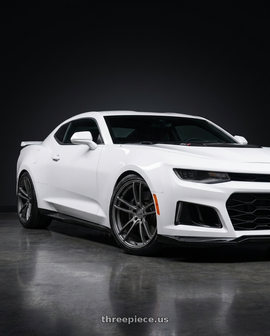 2021 Chevrolet Camaro SS with American Racing AR941 MACH FIVE 5X120 20X10 +22 GRAPHITE wheels