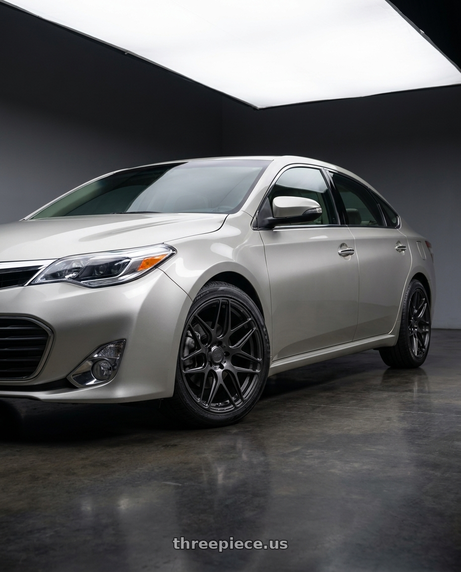 2013 toyota avalon with MRR FS1 5x114.3 18x8.5  +35 Carbon Flash wheels