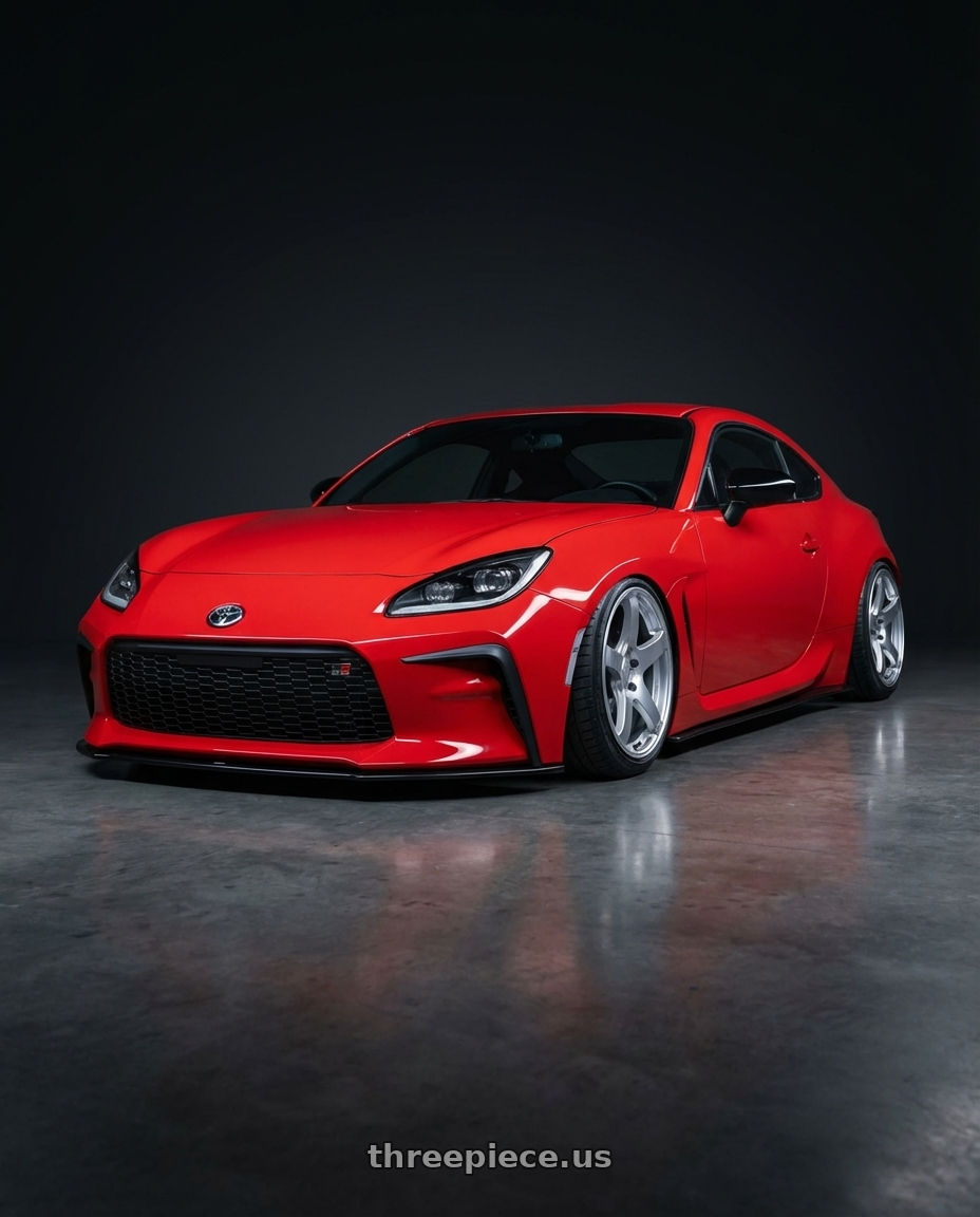 2024 Toyota GR86 with Ssr Gtv01 5x114.3 18x8.5+40  GLARE SILVER wheels