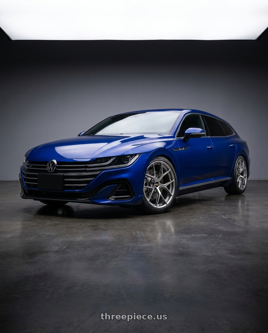 2021 Volkswagen Arteon Shooting Brake R fitted with BBS FI-R 5x112 20x11.5 +25 Satin Platinum $2200 wheels