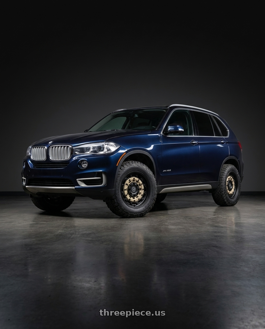 2015 BMW X5 xDrive35d imperial with Black Rhino ARSENAL 5X120 18X8 +30 SAND ON BLACK wheels