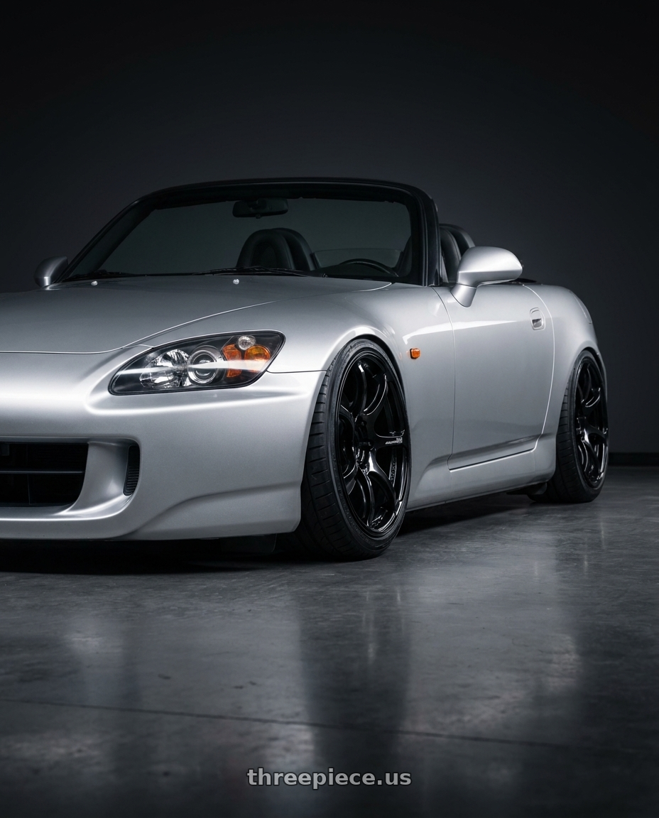 2009 Honda S2000 with Advan RGIII 5x114.3 17x9.0+45 Gloss Black wheels