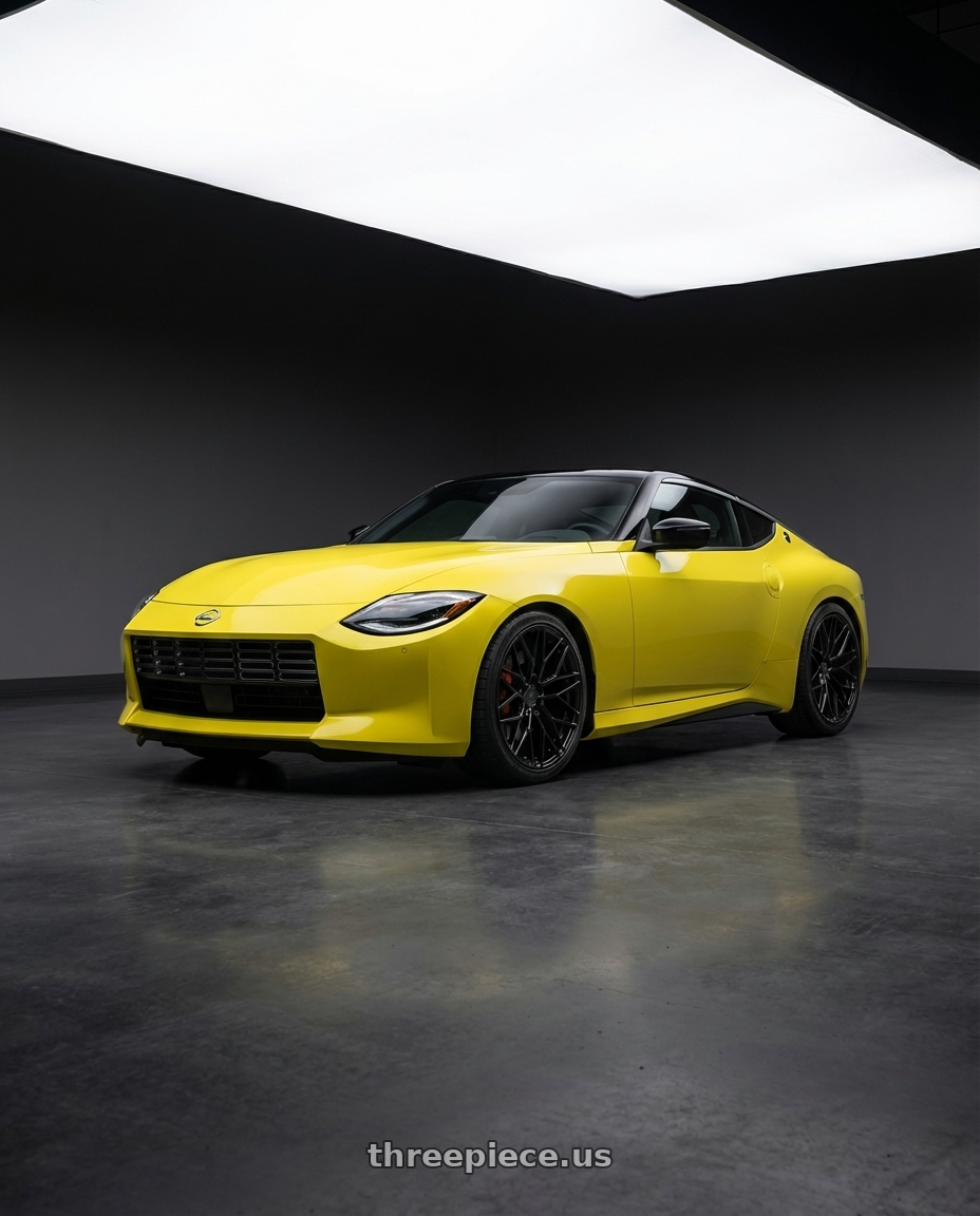 2024 Nissan Z with Avant Garde Wheels M520R 5X114.3 19x8.5 +35 Gloss Black wheels