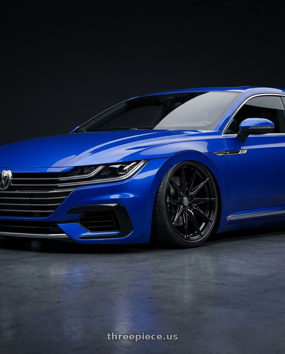 2021 VW Arteon Shooting Brake R with Brada Wheels CX2 5x112 19x10 +30 Gloss Black wheels