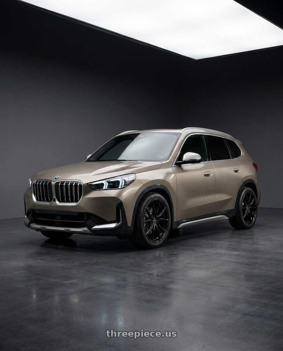 2023 Bmw Ix1 Edrive40 with Advanti Racing 80B Hybris 5X112 18x8 +45 Gloss Black wheels
