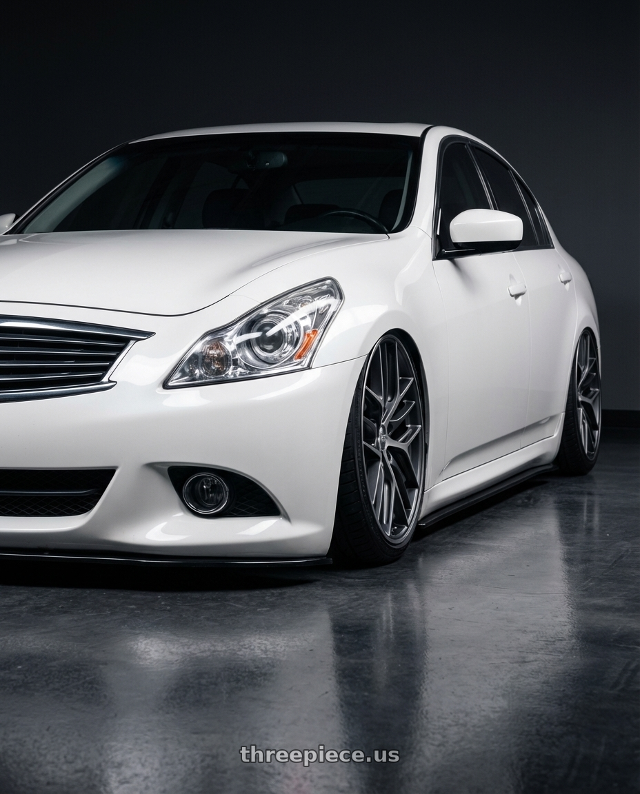 2012 Infiniti G37 with BBS CC-R 5x114.3 19x8.5+30 Graphite w/ Diamond Cut Face wheels