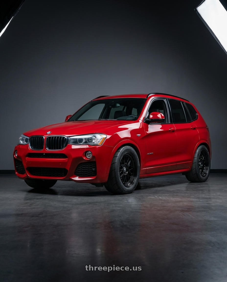 2017 x3 Msport with ESR Wheels CR SERIES CR01 5x120 19x10 +25 Gloss Black wheels