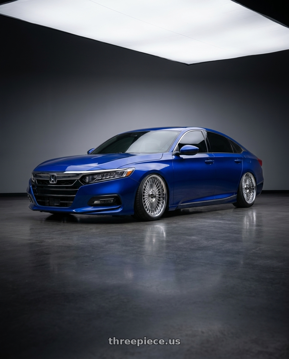 2020 Honda accord with Work Emitz Chrome 5x114.3 19x8.0 +45 wheels