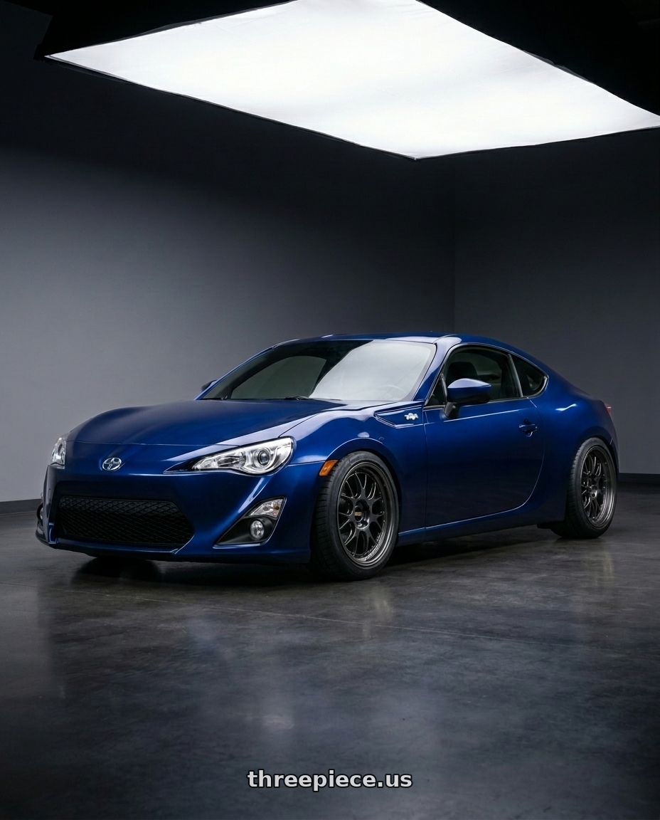 2013 scion frs  with BBS LM-R 5x114.3 19x8.5+43 Diamond Black wheels