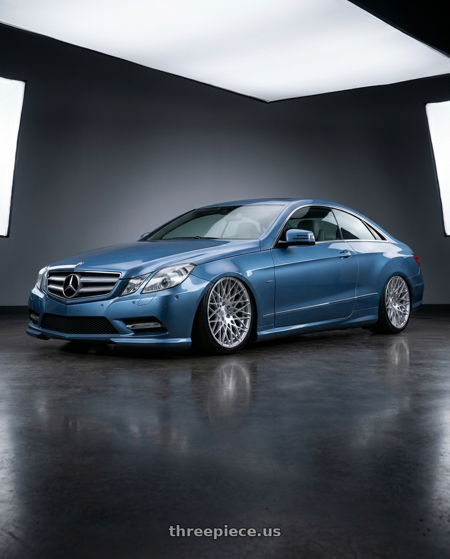 2014 Mercedes-Benz E-Class Coupe C207 with Avant Garde Wheels M540 5X112 20x9 +32 Silver Machined wheels