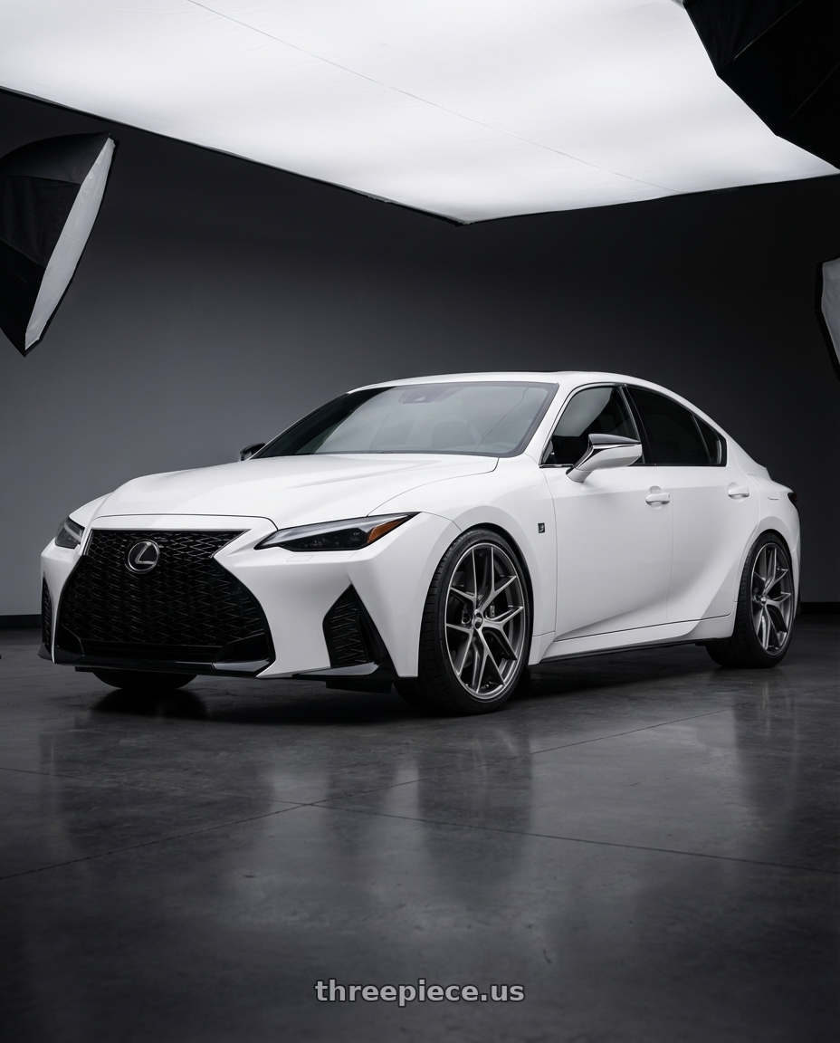 2024 Lexus IS 350 with BBS CC-R 5x114.3 19x8.5+30 Graphite w/ Diamond Cut Face wheels