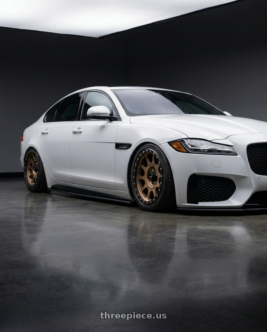 2017 Jaguar XF-s with Method Race Wheels 305BZ NV 6x139.7 18x9 -12 METHOD BRONZE wheels