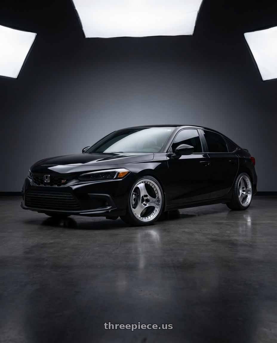 2024 Honda civic si with Advan Racing ONI2 PROGRESSIVE 5x114.3 20x9.0 +39 MACHINING & DIAMOND CUT wheels