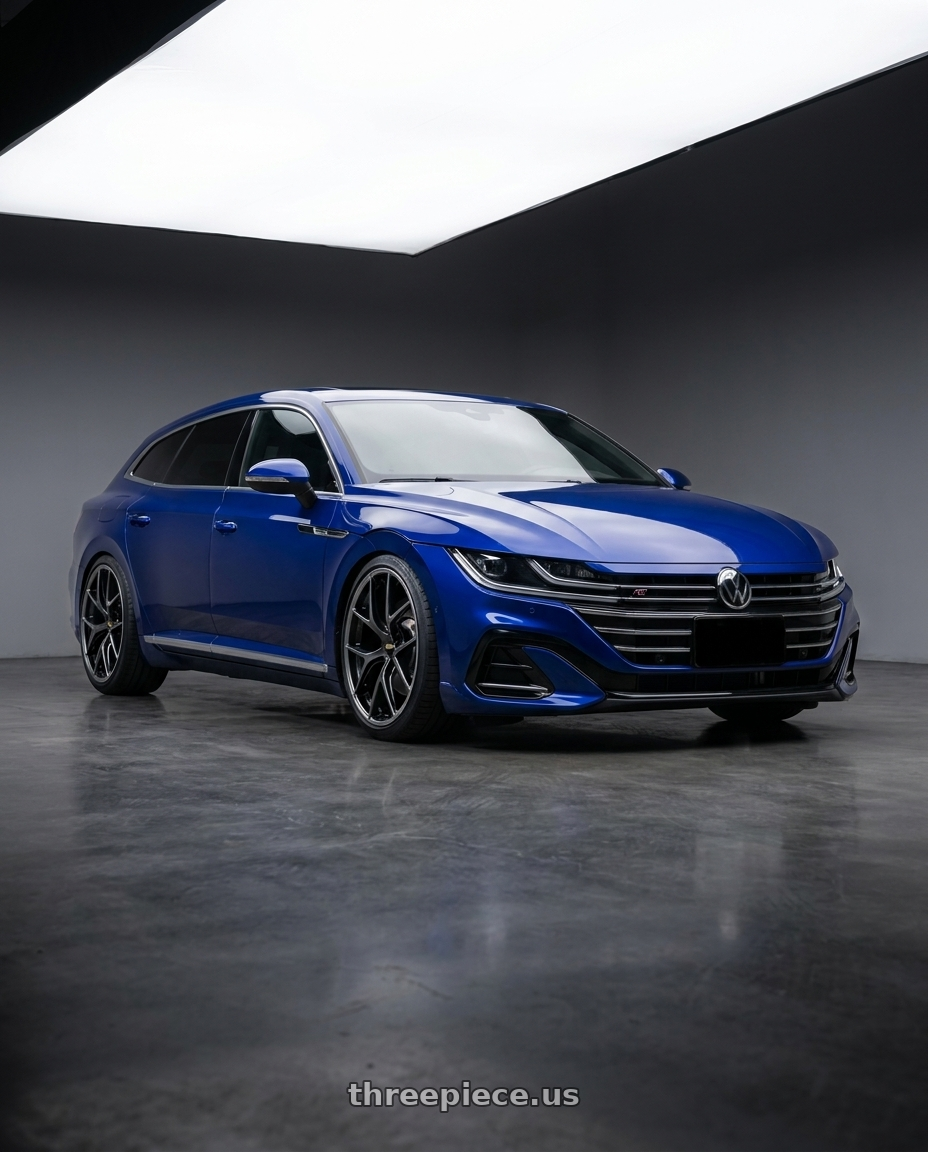 2023 Vw Arteon shooting brake with BBS RI-S 5x112 20x9.0+34 Diamond Black wheels