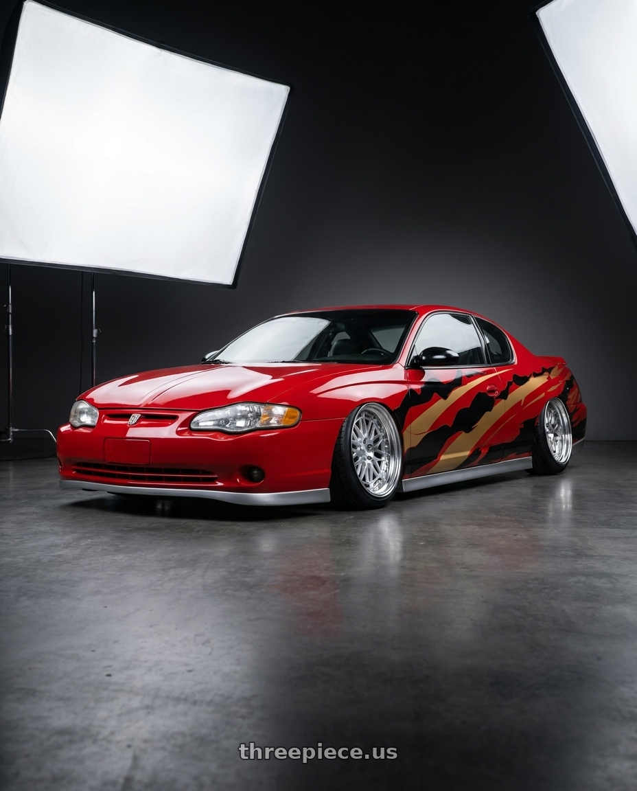 2005 Chevrolet Monte Carlo ss with Work Gran Seeker Dmx 5x100 20x9+51 O Disk Machined Silver Polish wheels