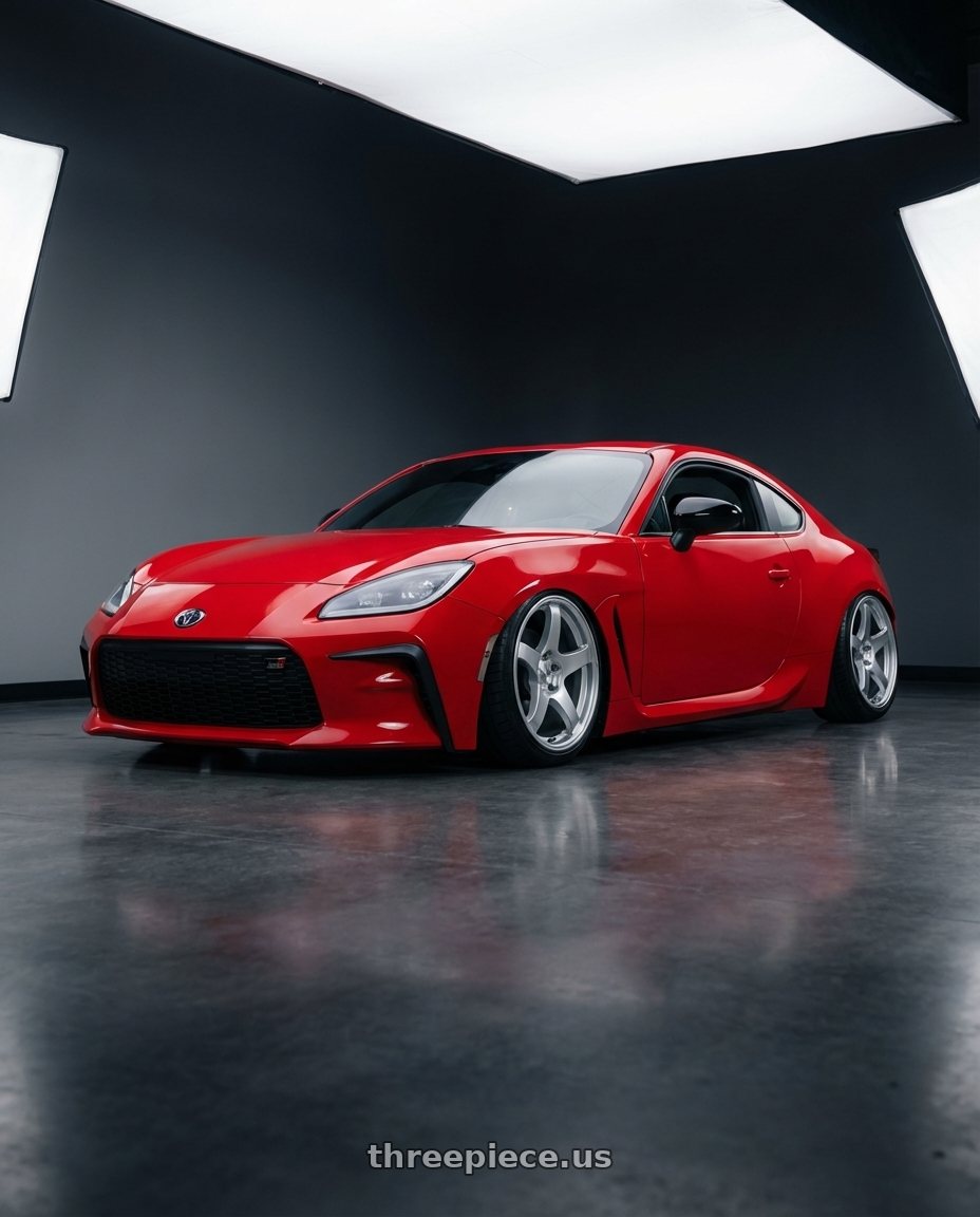 2024 Toyota GR86 with Ssr Gtv01 5x114.3 18x8+35  GLARE SILVER wheels