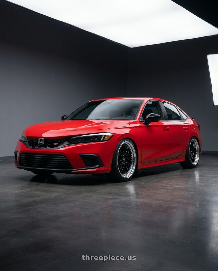 2026 Honda Civic Si with Work Zistance W10m 5x114.3 19x9.5+33 S Disk Black wheels