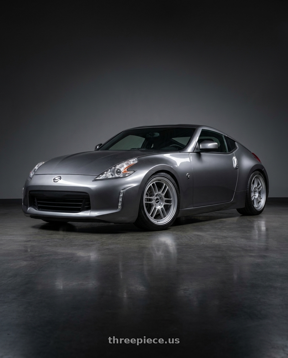2020 Nissan 370Z Sport Touring with Enkei RPF1 5x114.3 18x9.5+15 Silver wheels