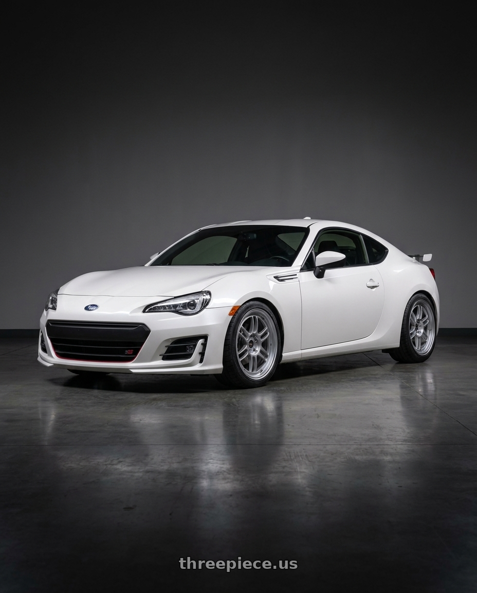 2018 Subaru BRZ Premium with Enkei RPF1 5x100 17x9+35 Silver wheels