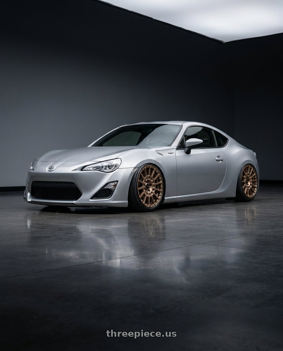 2012 Toyota GT86  with Enkei Overlander 5x100 18x8+35 Gloss Bronze wheels
