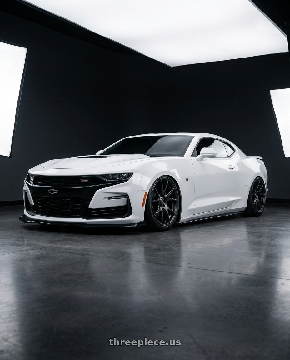2022 Chevrolet Camaro with Forgestar CF5V 5x120 20x9 +38 Satin Black wheels