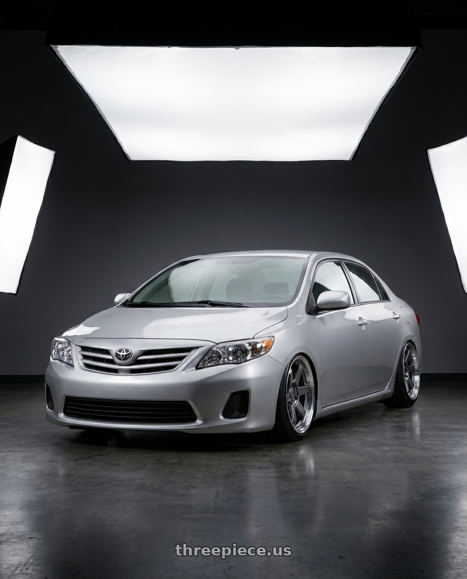 2013 Altis 105 with F1R F106 5x114.3 17x8 +35 Gunmetal/Polish Lip wheels