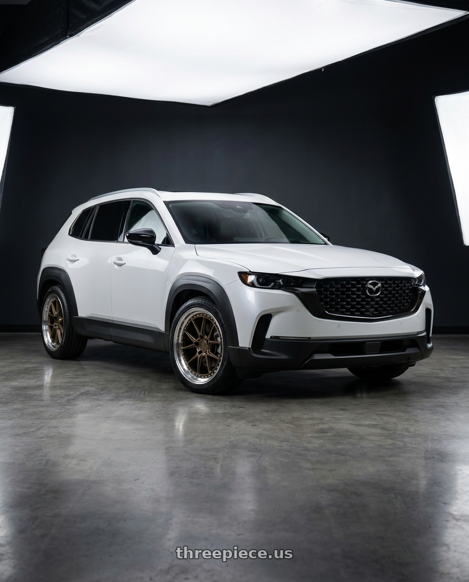 2026 mazda cx 50 with Aodhan DS08 5X114.3 19x9.5+30 Bronze w/Machined Lip wheels