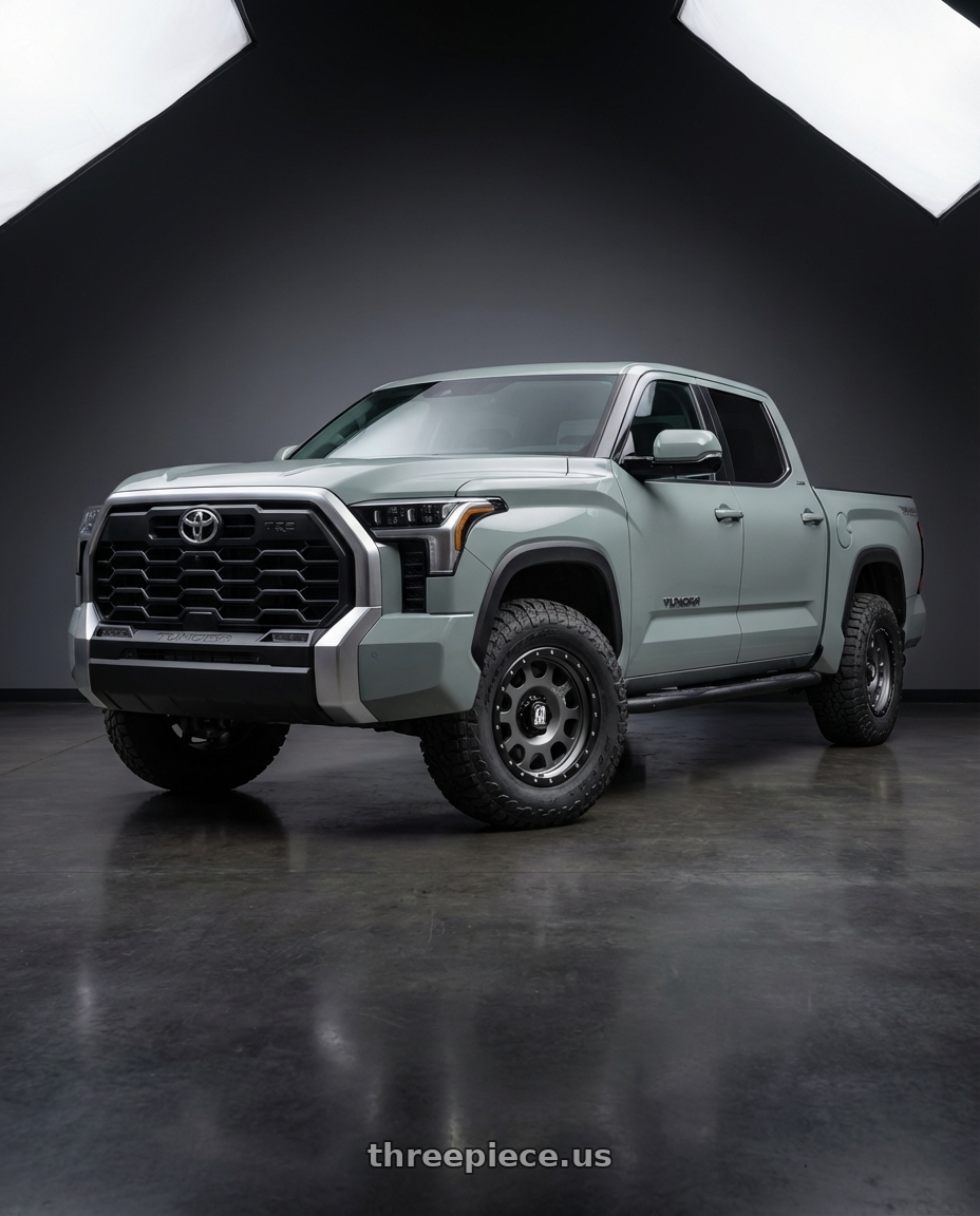 2024 Toyota Tundra with XD XD126 ENDURO PRO 6X139.7 20X9 +18 MATTE GRAY W BLACK REINFORCING RING wheels