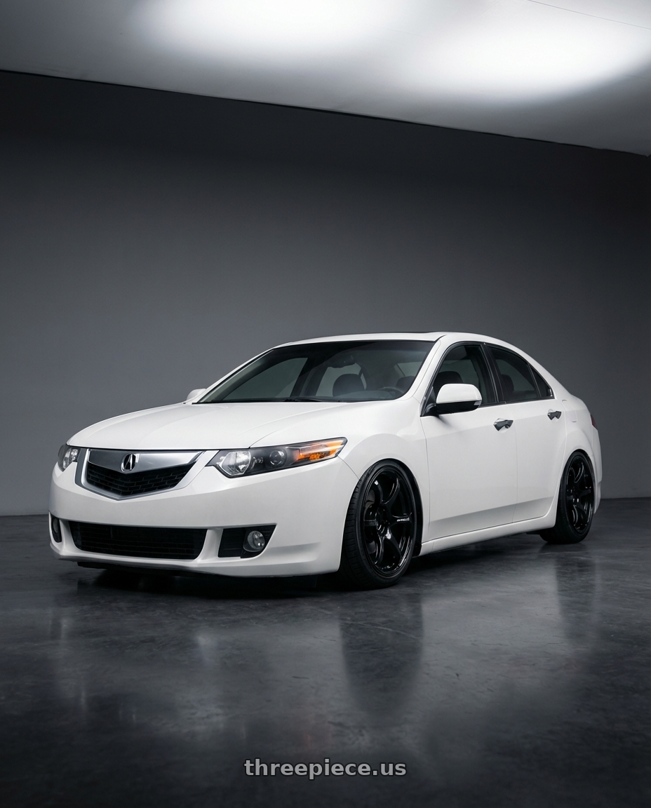 2013 Acura TSX with Advan RGIII 5x114.3 19x9.5+45 Gloss Black wheels